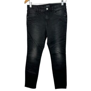 RW&Co. Skinny Leg Jeans Size 29 Black Faded Casual Grunge Everyday Chic